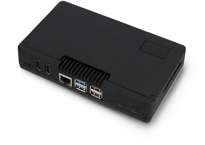 Изображение Obudowa Argon ONE V5 do Raspberry Pi 5 - z wentylatorem i radiatorem - aluminiowa - czarna}