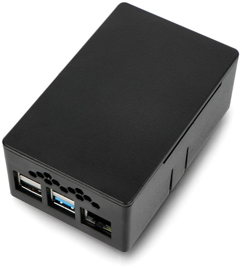 Picture of Obudowa HighPi Pro do Raspberry Pi 4B i HiFiBerry - uniwersalna, czarna}