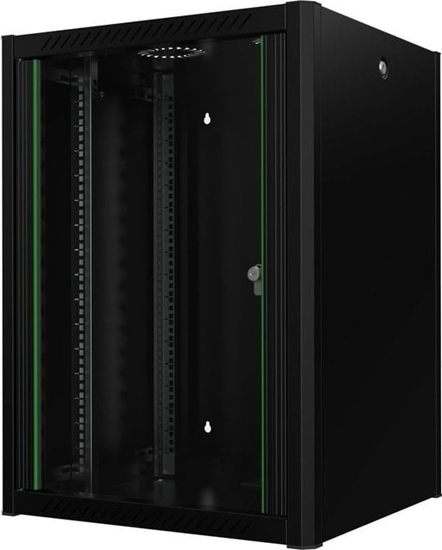 Изображение Obudowa serwerowa Lanview Lanview RWP16U56BL stojak 16U Szafa wiszca Czarny