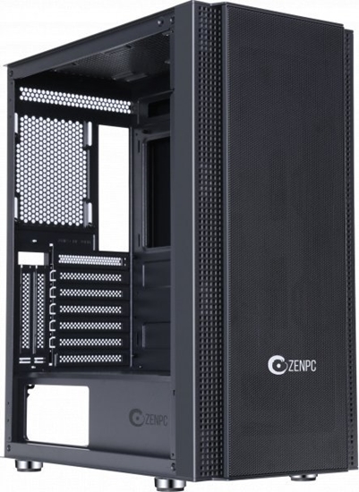 Изображение Obudowa Zenpc Obudowa do komputera ZENPC Z5 Mesh Black 4x P12 PWM PST ARGB 120mm