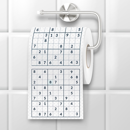 Attēls no Octopus Publishing Group Mad Monkey - Toilettenpapier "Sudoku"