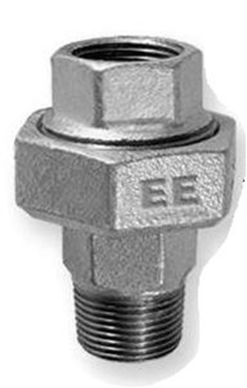 Picture of Odlewnia Zawiercie Dwuzczka paska U2 nakrtno-wkrtna 5/4" ocynk