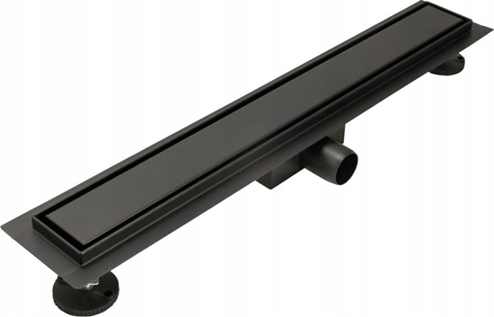 Изображение Odpyw liniowy DUO do zabudowy 2 w 1 czarny matowy - 600