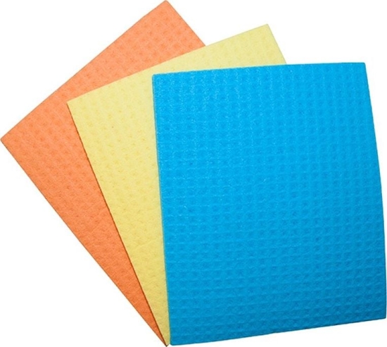 Picture of Office Products cierka gbczasta OFFICE PRODUCTS, celuloza, 18x16cm, 3szt., mix kolorów