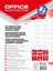 Attēls no Office Products Etykiety OFFICE PRODUCTS, 38x21,2mm, biae, 100 ark.