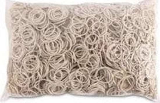 Изображение Office Products Gumki recepturki OFFICE PRODUCTS, rednica 140mm, 1,5x4mm, 1000g, zgrzewka, biae