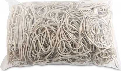 Изображение Office Products Gumki Recepturki Office Products, rednica 80Mm, 1,5X3Mm, 60% Kauczuku, 1000G, Zgrzewka, Biae