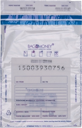 Picture of Office Products Koperta bezpieczna OFFICE PRODUCTS, B4, 260x370mm, 50szt., transparentna