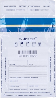 Picture of Office Products Koperta bezpieczna OFFICE PRODUCTS, M5, 150x220mm, 50szt., biaa