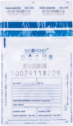 Picture of Office Products Koperta bezpieczna OFFICE PRODUCTS, M5, 150x220mm, 50szt., transparentna