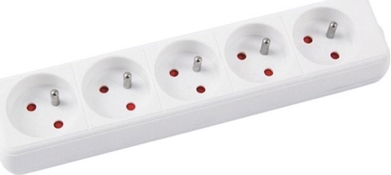 Picture of Office Products Przeduacz OFFICE PRODUCTS,5 gniazd, 3m, z uziemieniem, biay