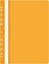 Picture of Office Products SKOROSZYT WPINANY A4 PP OFFICE PRODUCTS (25), POMARACZOWY