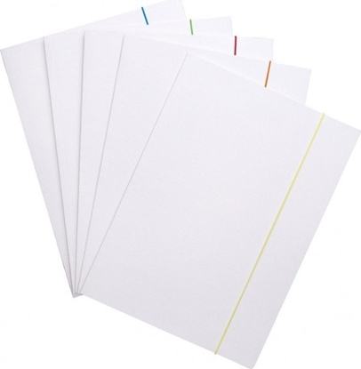 Picture of Office Products Teczka z gumk OFFICE PRODUCTS, karton, A4, 300gsm, 3-skrz., gumka mix kolorów, biaa