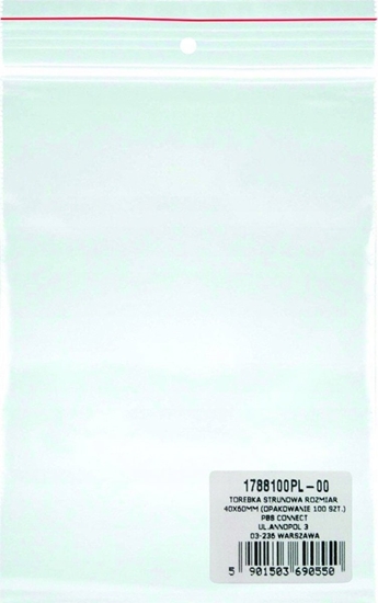 Picture of Office Products Torebka strunowa OFFICE PRODUCTS, LDPE, 220x280mm, 100szt., transparentna