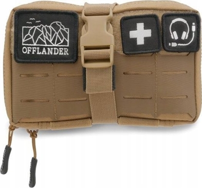 Attēls no OFFLANDER OFFLANDER SASZETKA TAKTYCZNA MOLLE Z RZEPEM NA POWERBANK I KABLE KHAKI