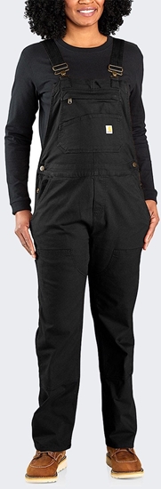 Picture of Ogrodniczki Carhartt Rugged Flex Canvas Black