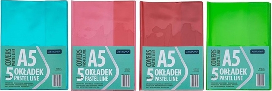 Picture of Okadka A5 Pastel Line nieregulowana (5szt) ASTRA