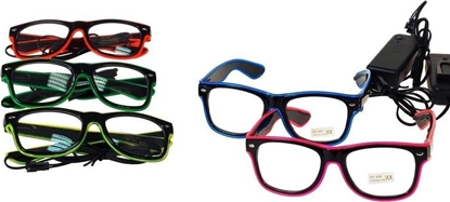 Изображение Okulary ze wieccymi oprawkami LED MIX