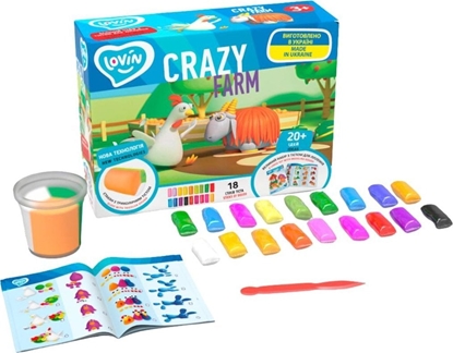 Attēls no Ombre Zestaw ciastolina CrazyFarm OKT6389 76389