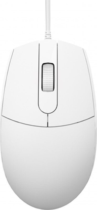 Attēls no OMEGA MOUSE MYSZ 3D OFFICE BASIC 1000DPI 1,2M USB WHITE [46072]