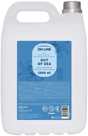 Picture of ON LINE 2w1 Pyn do kpieli&el pod prysznic Algi&Sól z Morza Martwego 5000 ml