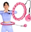 Attēls no One Fitness Hula hop z wypustkami i obcinikiem OHA02 róowe