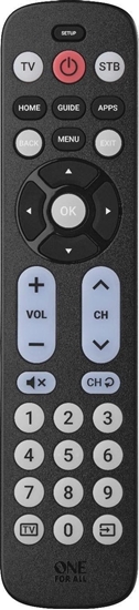 Изображение One for All universal remote control Big Buttom Remote 2in1
