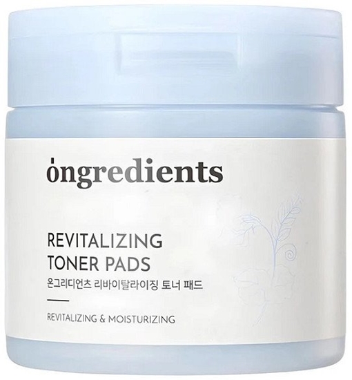 Picture of ONGREDIENTS_Revitalizing Toner Pads rewitalizujcy tonik do twarzy w patkach 60szt
