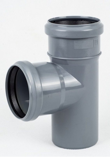 Picture of Onnline Trójnik PP popielaty 75 x 75mm 90° (CCP684)