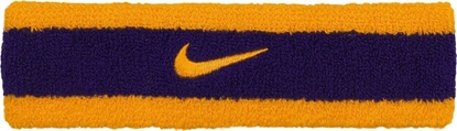 Attēls no Opaska na gow Nike Swoosh fioletowo-óta N0001544730