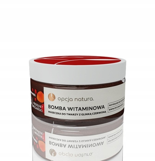 Picture of OPCJA NATURA_Bomba Witaminowa maseczka do twarzy z glink czerwon 100ml