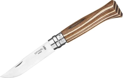 Picture of Opinel Nó Opinel Inox Laminated Brown Natural 08