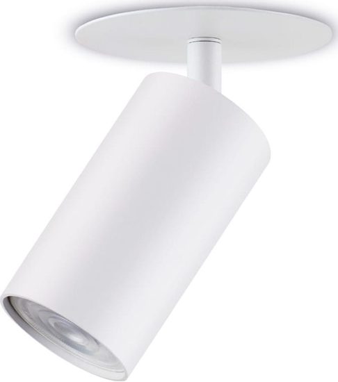 Picture of Oprawa podtynkowa / tuba Maclean, punktowa, okrga, aluminiowa, GU10, 55x100mm, kolor biay, MCE364 W