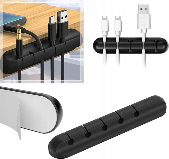 Picture of Organizer KELTIN Organizer  uchwyt do kabli i przewodów piciomiejscowy (500)