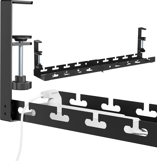 Picture of Organizer Mozos Organizer kabli pod blat czarny UCM-3