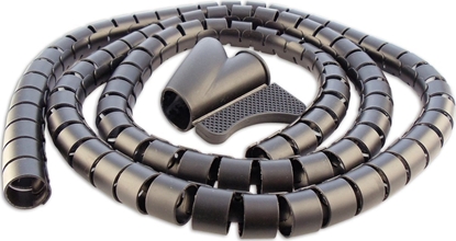 Picture of Organizer Schwaiger Schwaiger Kabelspiralschlauch 28mm 1,5 m Schwarz