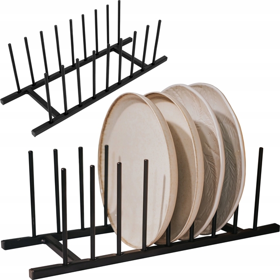 Picture of ORGANIZER STOJAK UCHWYT PODSTAWKA NA 8 POKRYWEK 35 x 12cm BRUNBESTE BB-3445