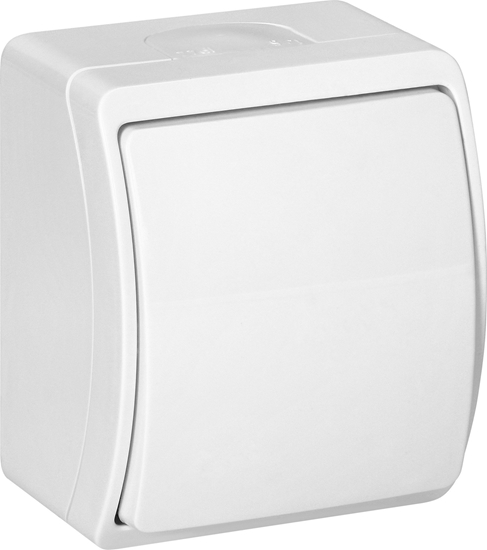 Picture of Orno cznik jednobiegunowy n/t AQUATIC, IP44, biay