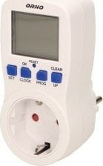 Picture of Orno Elektroniczny programator czasowy, 16 programów, wersja schuko