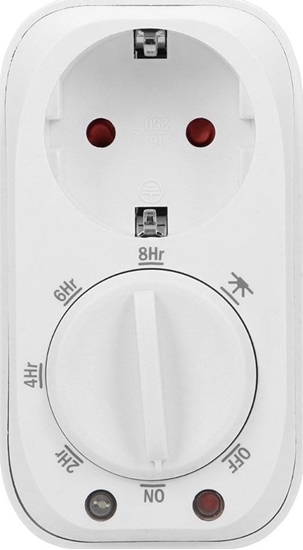 Picture of Orno Programator czasowy mechaniczny z czujnikiem zmierzchu, Schuko, 16A/230A
