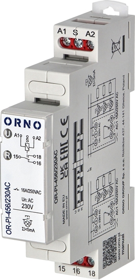 Picture of Orno Przekanik instalacyjny bistabilny 230 VAC , 16A