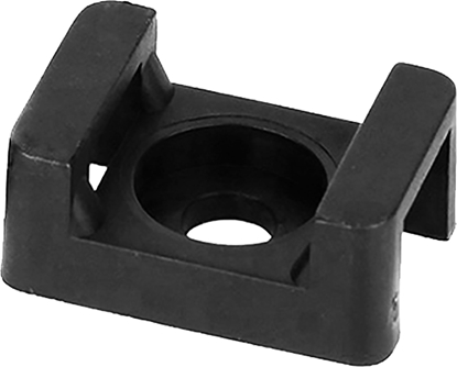 Изображение Orno Uchwyt Orno OR-AE-13236/100 opaski kablowej siodekowy przykrcany 16x11 mm otwór montaowy 36mm czarny 100 sztuk