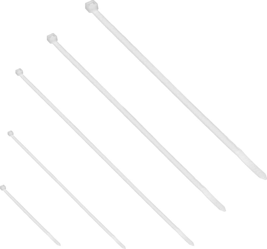 Изображение Orno Zestaw opasek kablowych, 100 szt., kolor naturalny