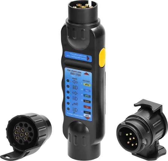 Изображение Orno Zestaw testowy gniazda przyczepy, standard 13/7-pinowy, 12/24V
