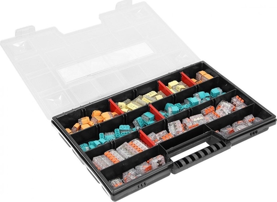 Изображение Orno Zestaw zczek instalacyjnych HOUSE PREMIUM, 151 sztuk. Wciskane: 25x 2-przew. 25x 3-przew. 20x 4-przew. 15x 5-przew. 10x 6-przew. 8x 8-przew. Zaciskowe: 20x 2-przew. 20x 3-przew. 8x 5-przew.