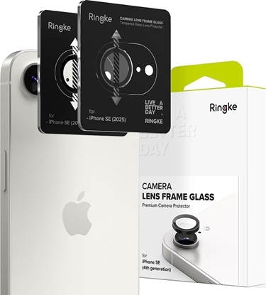 Attēls no Ringke Ringke Camera Frame Protector 2-pack for iPhone 16e - Black