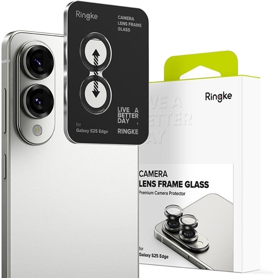 Picture of Ringke Tech-Protect Quick Set+ Tempered Glass for Samsung Galaxy S25 Edge - Clear