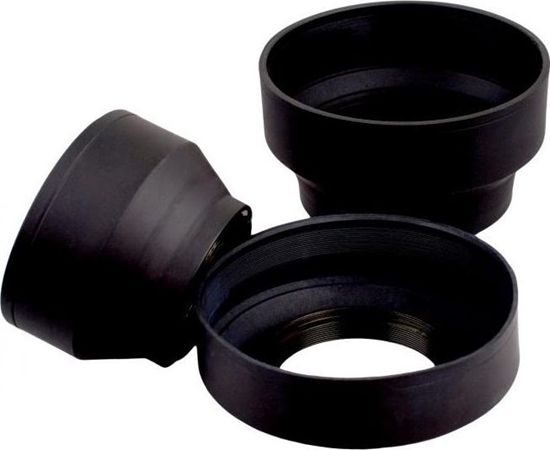 Picture of Osona na obiektyw FoxFoto Osona przeciwsoneczna 3-funkcyjna JJC - 49 mm