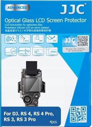 Изображение Osona na obiektyw JJC 4x Szko Osona na Ekran Monitor LCD do Gimbala DJI RS3 RS4 RS 3 4 PRO / GSP-DJRS3PK4