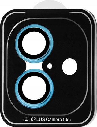 Picture of Osona Szko Hartowane 9h Na Obiektyw Aparat Iphone 16 / 16 Plus - Niebieski / Cppaip16pl08